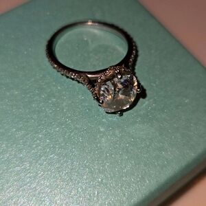 5ct Moissanite/ PLATINUM Engagement Ring